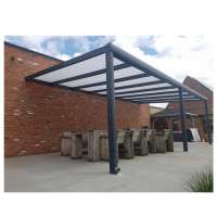 High Quality Outdoor Roof Polycarbonate Aluminum patio shed terrace canopy for carport